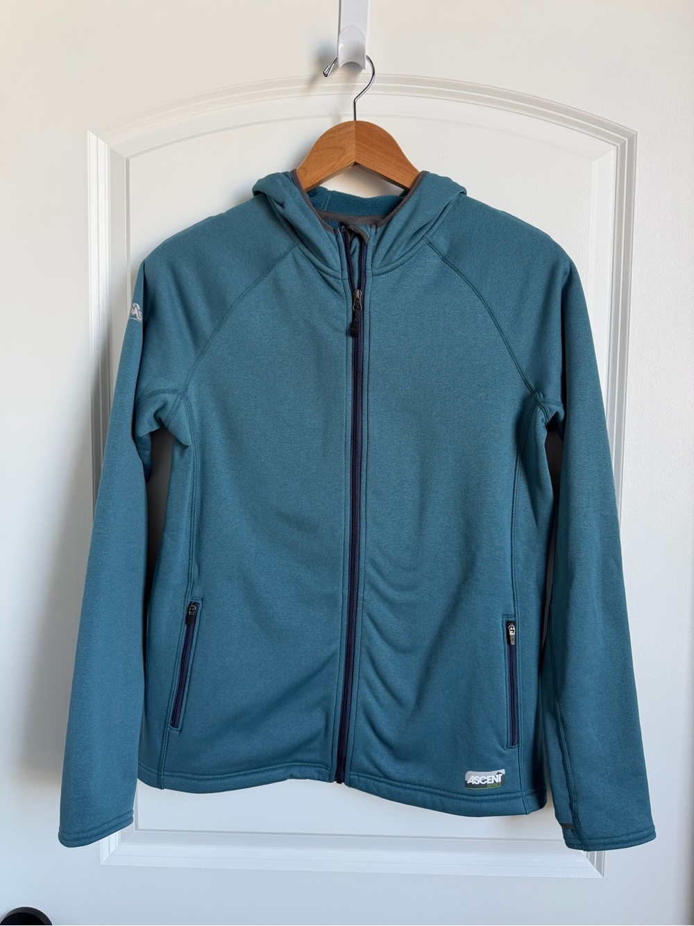 EMS Women’s Ascent Teal Full-Zip Hooded Jacket